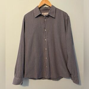 Frank Eileen Paul Gingham Button Up Shirt Large